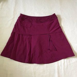Lot of (3) Athleta Wherever Wine, Black and Tan Skorts - Size 10